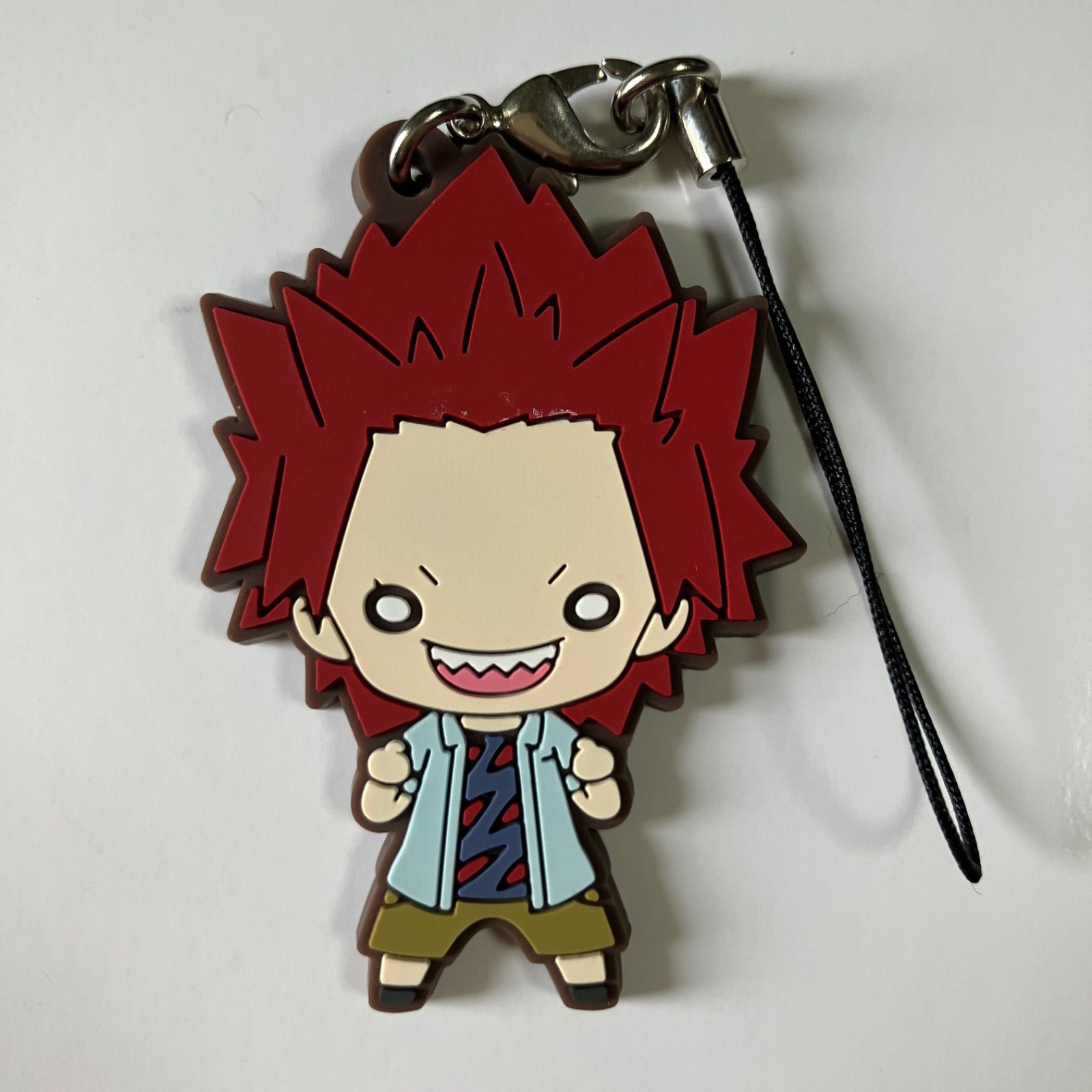 N1】僕のヒーローアカデミア にとたん ラバーストラップ 切島鋭児郎