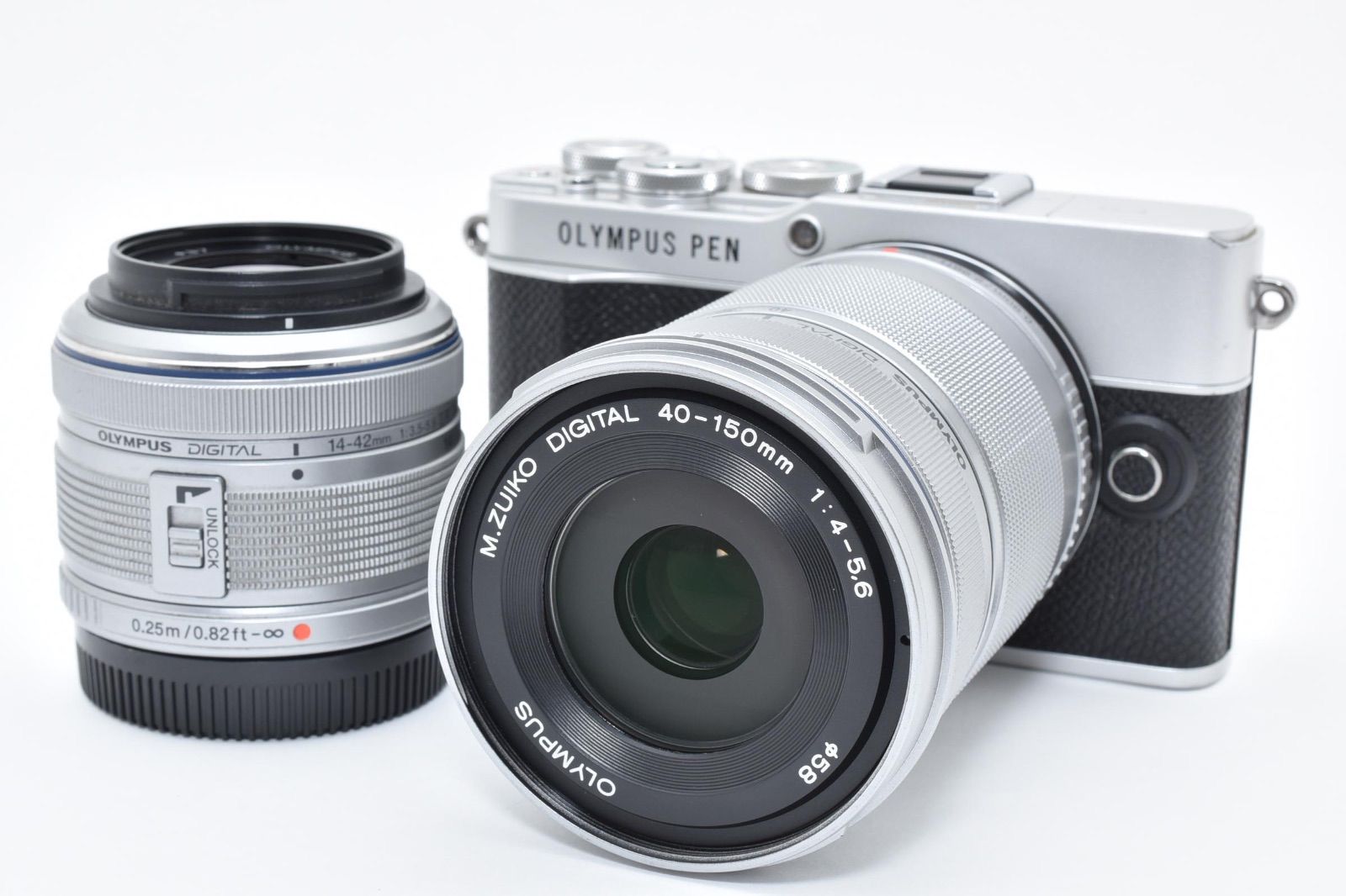 美品】 OM SYSTEM PEN E-P7 ダブルズームキット ショット数606回