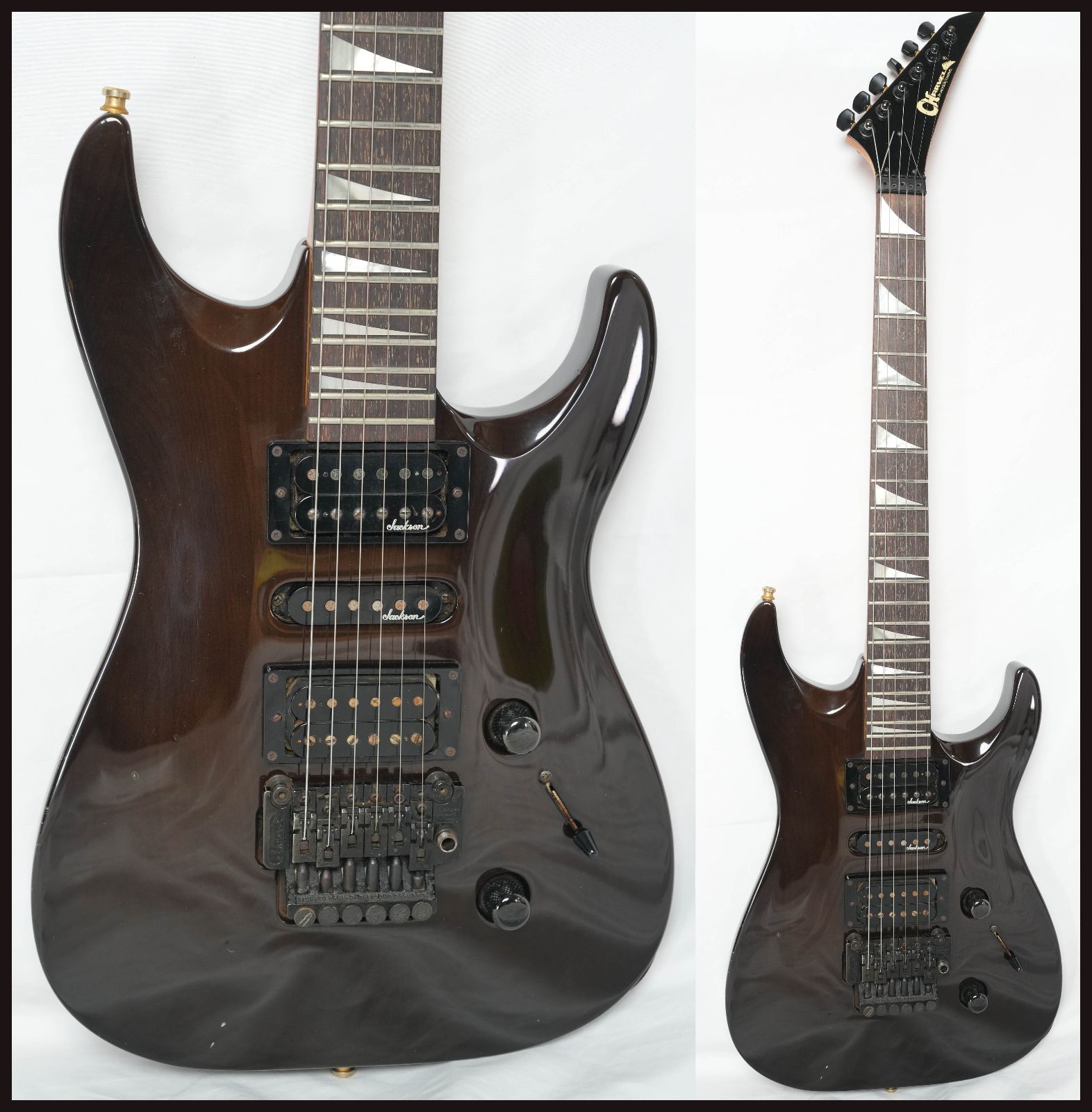 ☆Charvel by Jackson☆DINKY DKA-115 See Thru Brown HSH アーチ