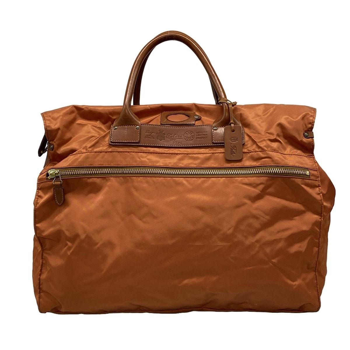 Felisi(フェリージ) ボストンバッグ - P3/6 オレンジ×ブラウン 本体