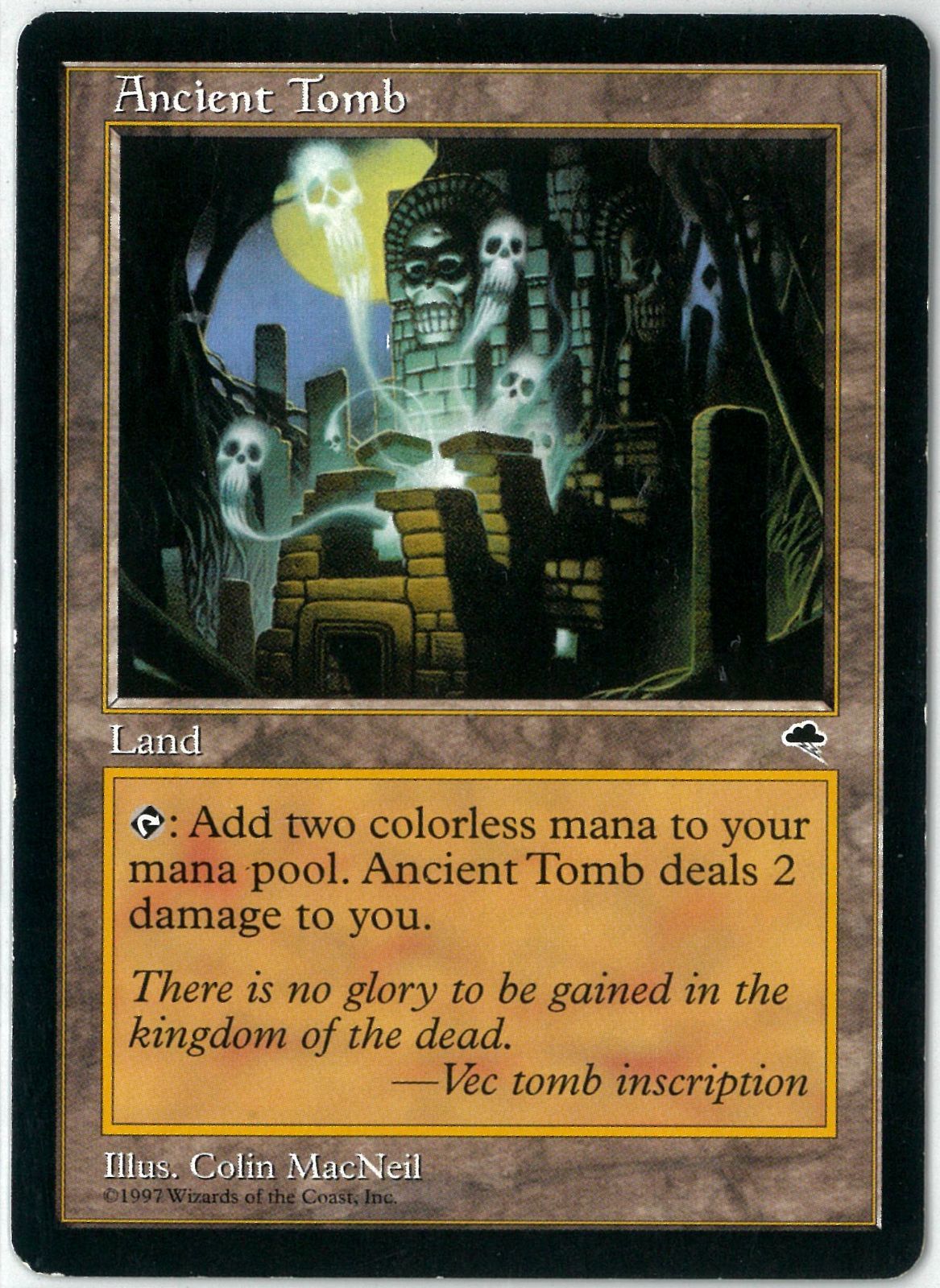 MTG/英語版/古えの墳墓/Ancient Tomb/テンペスト/TMP 315/350/LP