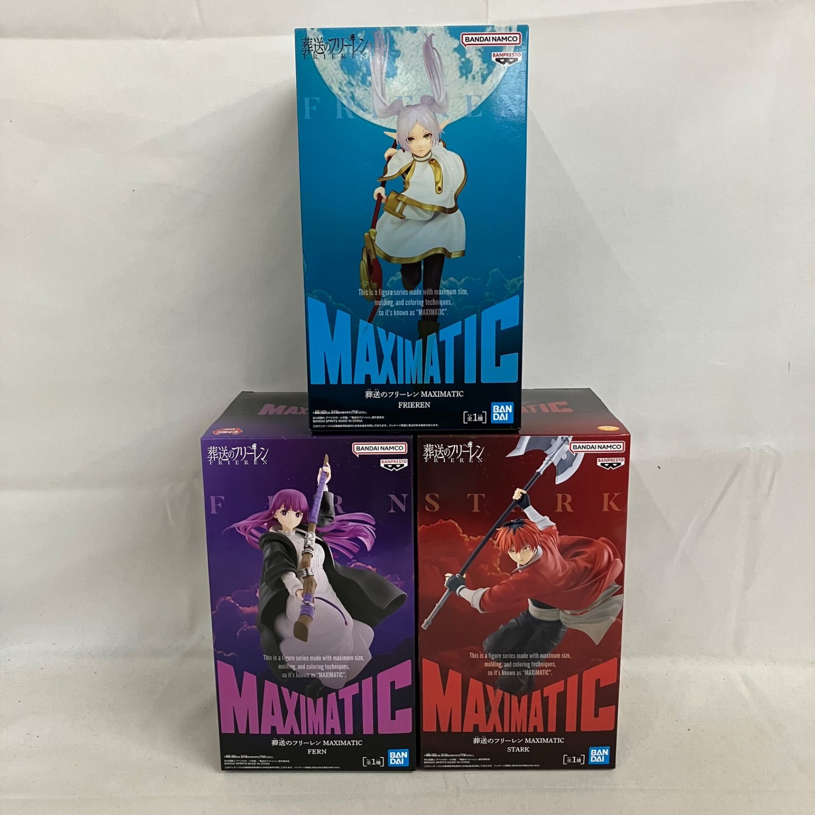 未開封 葬送のフリーレン MAXIMATIC フリーレン フェルン シュタルク