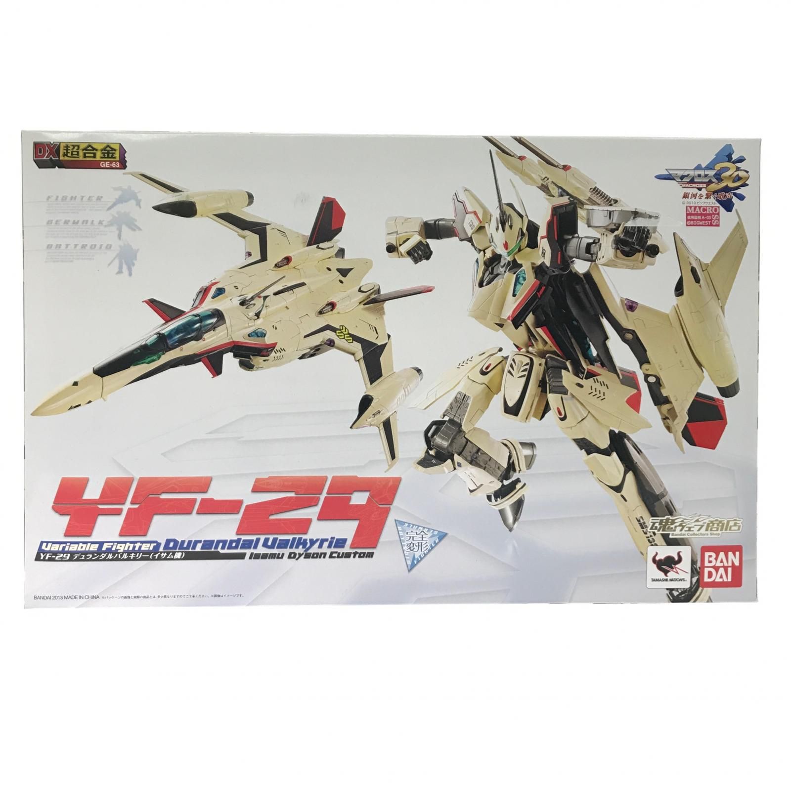 ▽▽ フィギュア DX超合金 GE-63 YF-29 デュランダルバルキリー(イサム