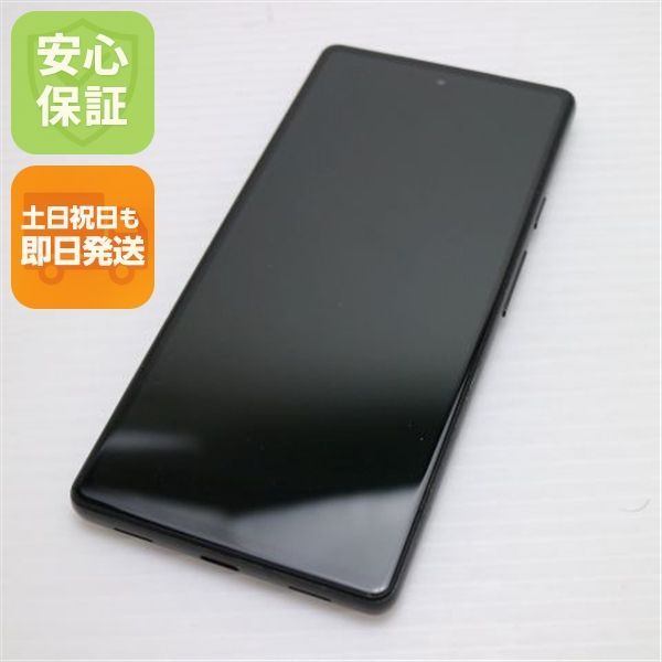 超美品 SIMフリー Google Pixel 6a チャコール スマホ 白ロム 土日祝
