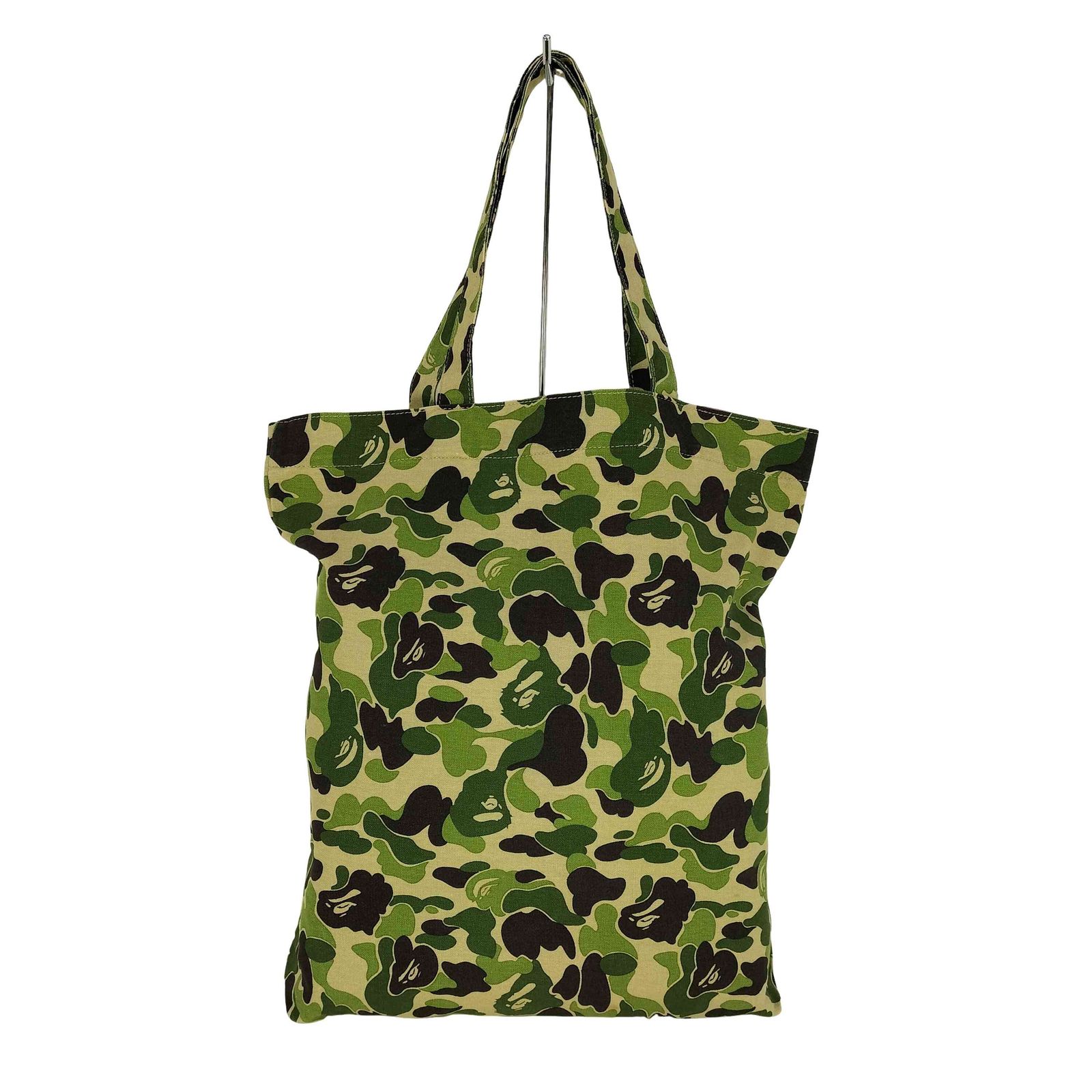 アベイシングエイプ A BATHING APE カモ柄トートバッグ 初期タグ