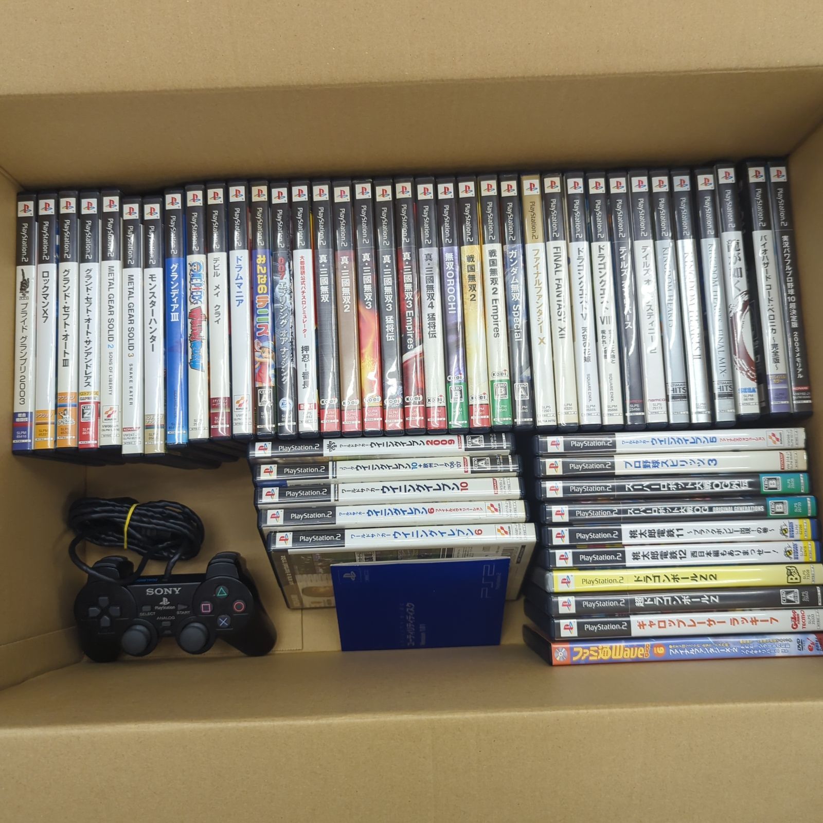 PS2ソフト 50本 まとめ売り 大量 ジャンク 現状品 おまけ付き 動作