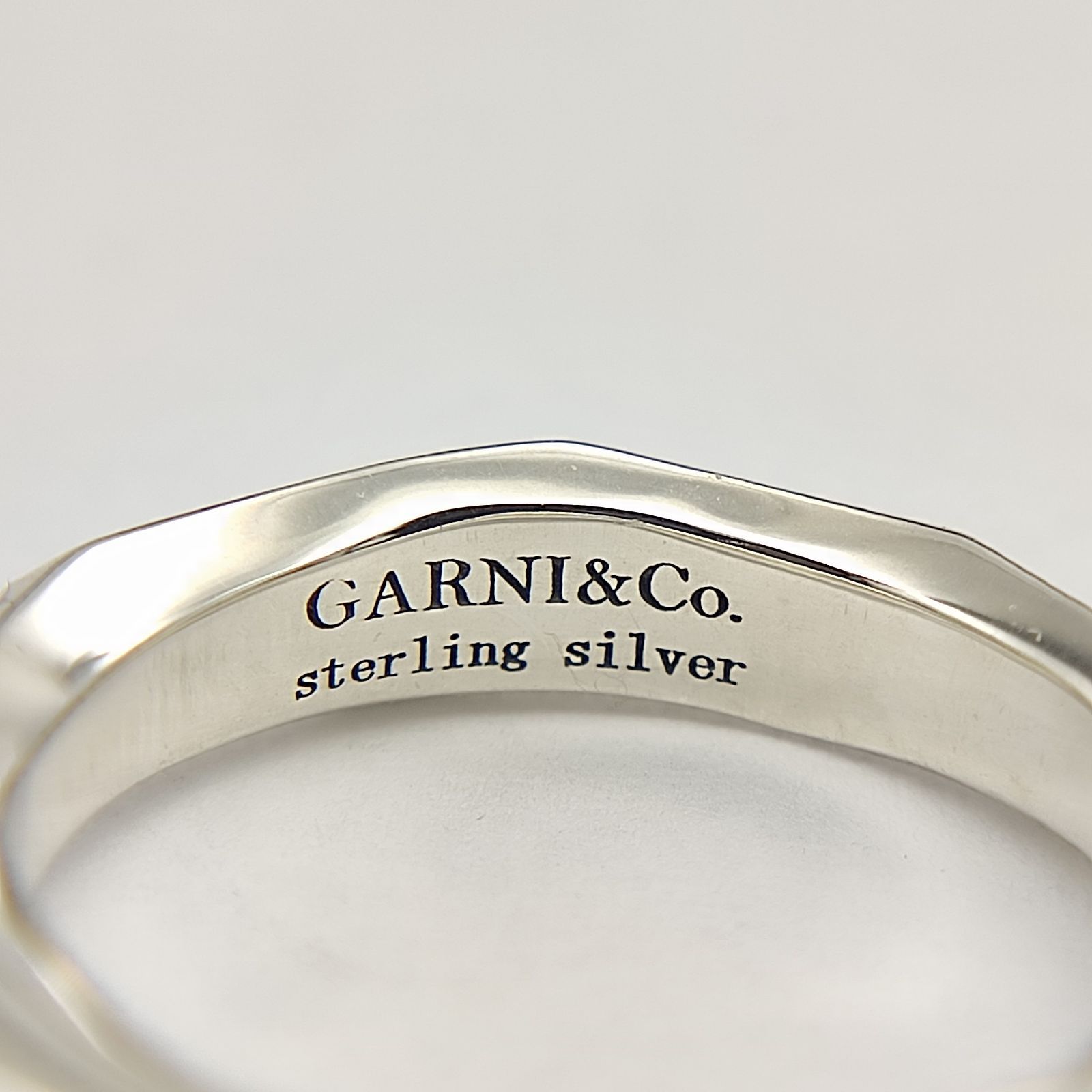 超美品】GARNI ガルニ クロッケリーリング M 17号 シルバー925 - メルカリ