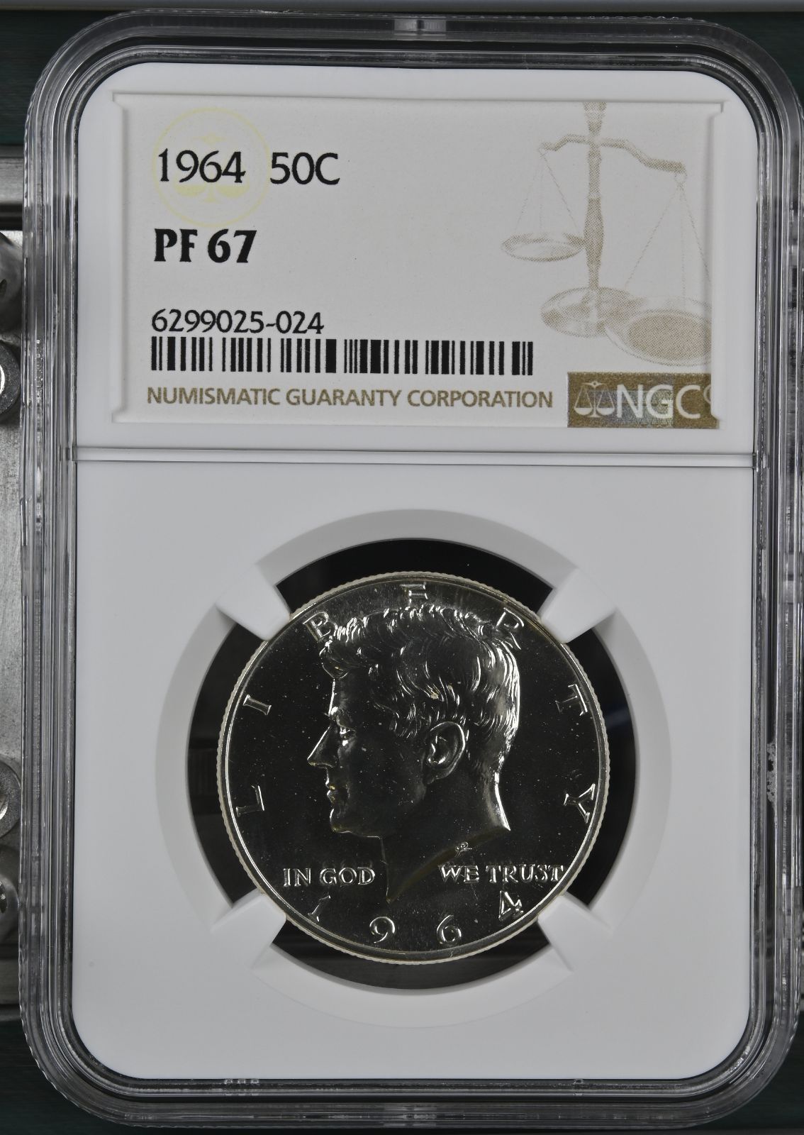 金太郎様専用 1964年（発行初年度）ケネディ大統領追悼ハーフダラー