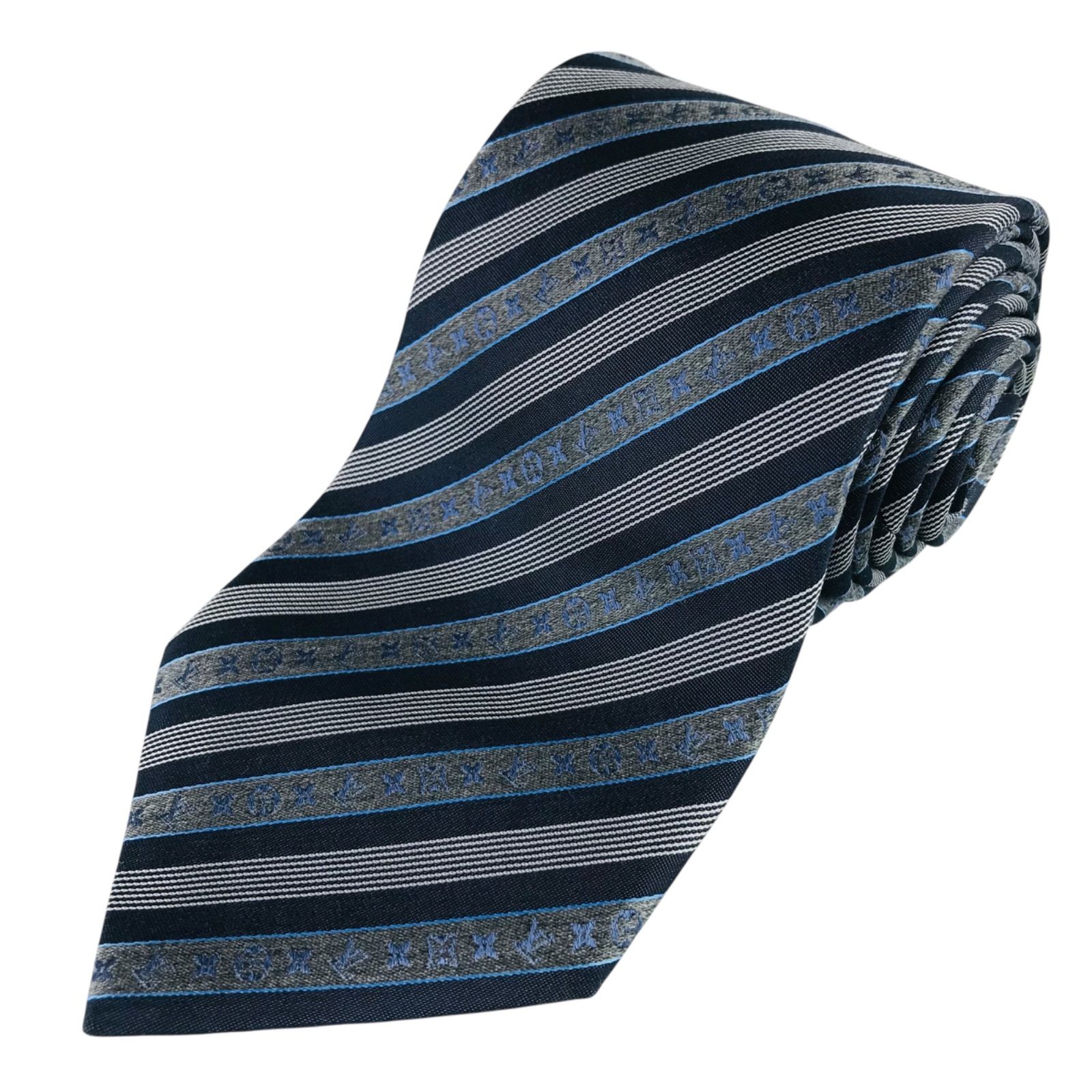 美品☆LOUIS VUITTON☆ルイヴィトン・メンズ レジメンタルストライプ