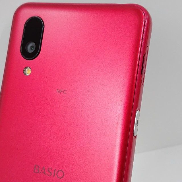 BASIO active SHG09 au レッド 送料無料 本体 c17442 - メルカリ