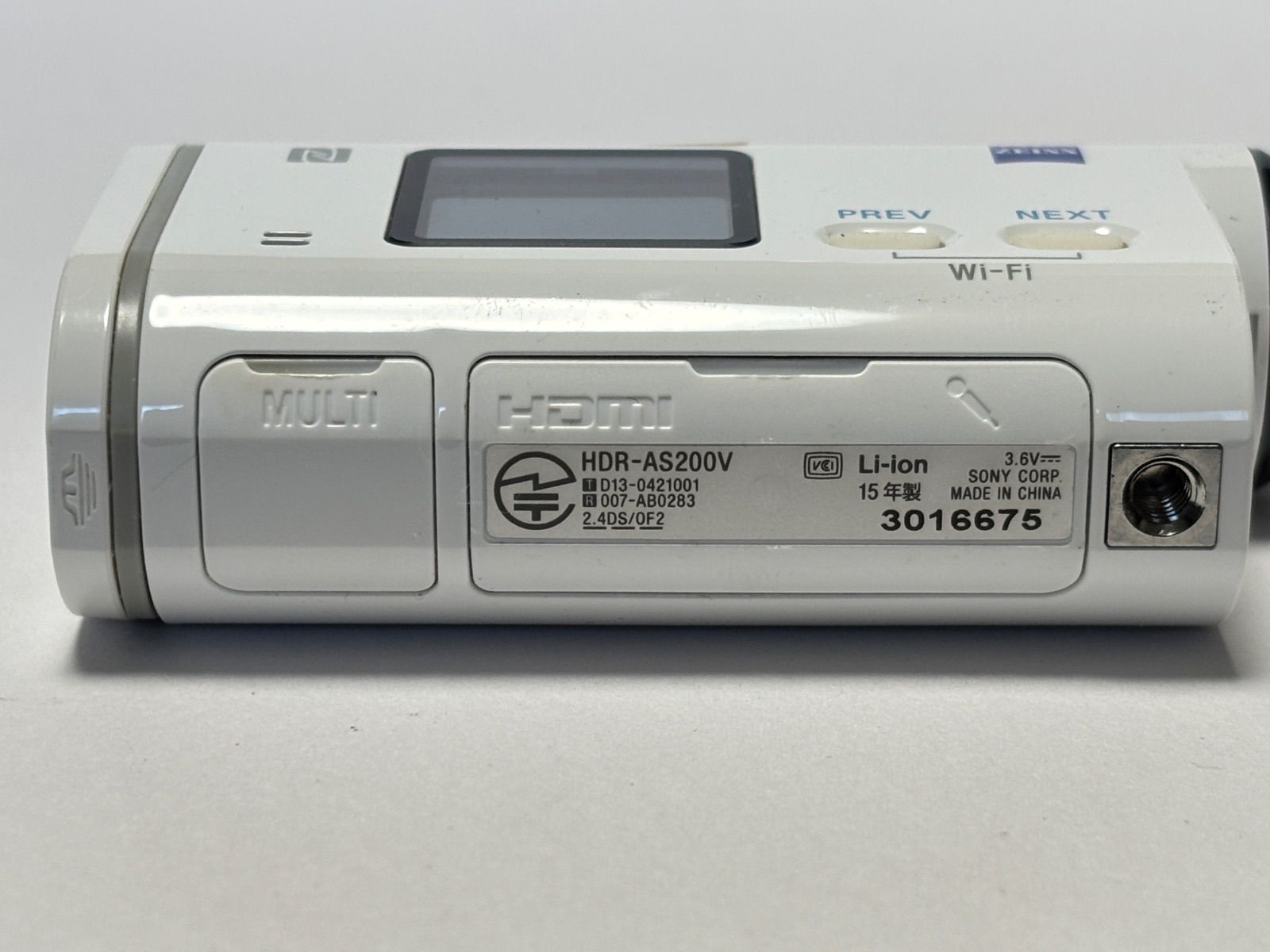 SONY HDR-AS200V アクションカメラ バッテリー付き カメラ - メルカリ