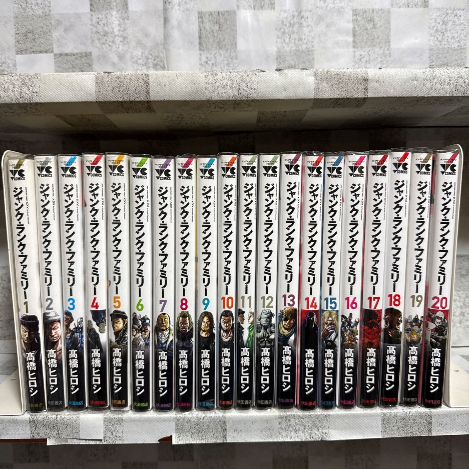 ジャンク・ランク・ファミリー 1-20巻 全巻セット 完結 高橋ヒロシ