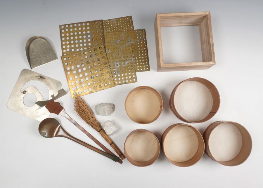 盆石道具 盆栽道具 盆景 盆栽 砂箪笥 道具 白砂 天然石 盆石など 一式