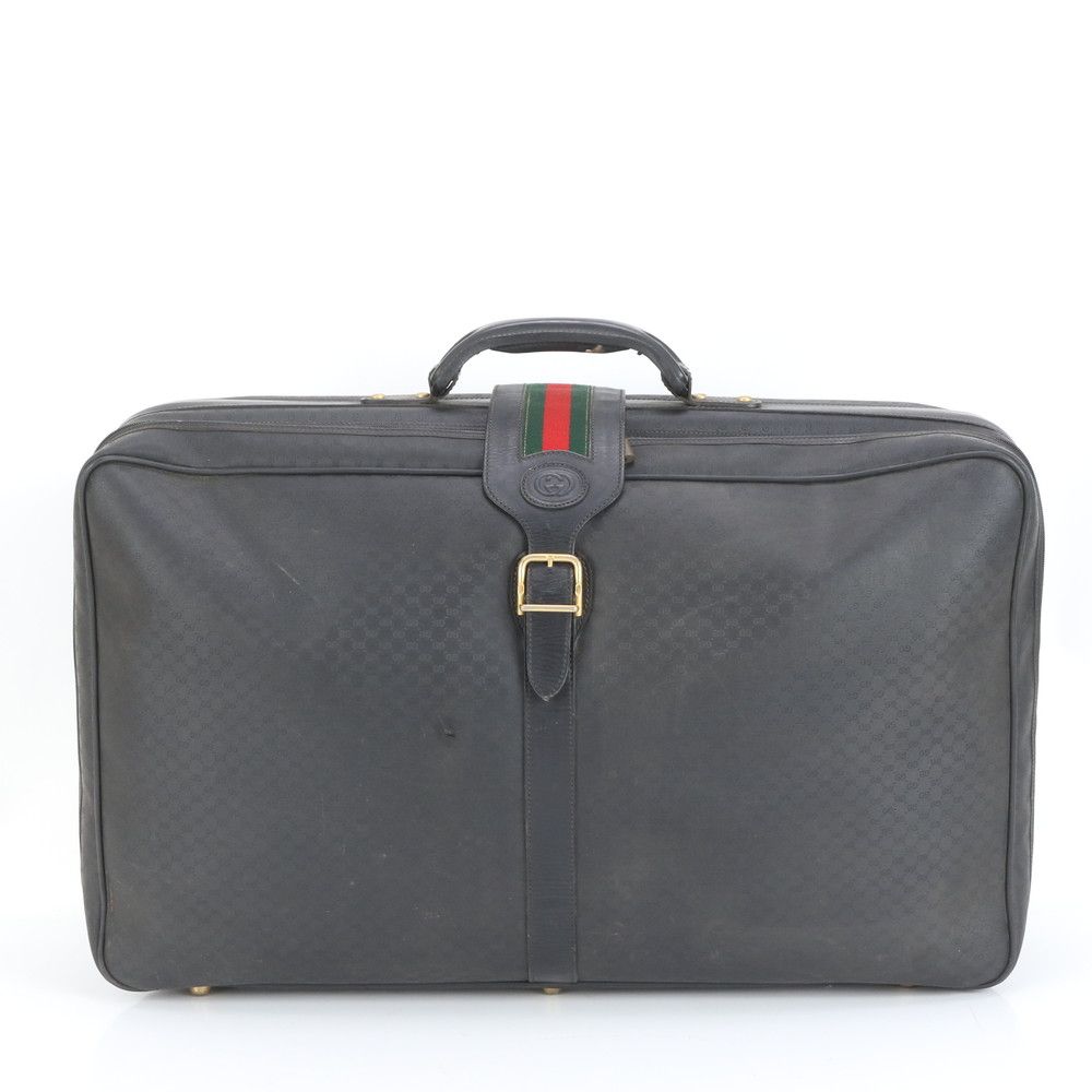 グッチ マイクロ GG シェリー ライン レザー ボストン バッグ 出張