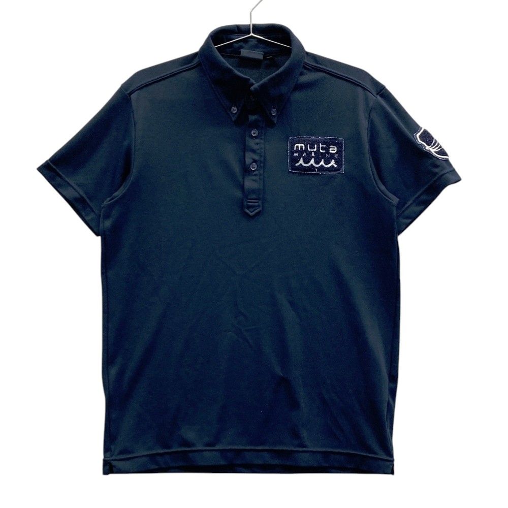 サイズ：M MUTA MARINE ムータマリン 半袖ポロシャツ ネイビー系