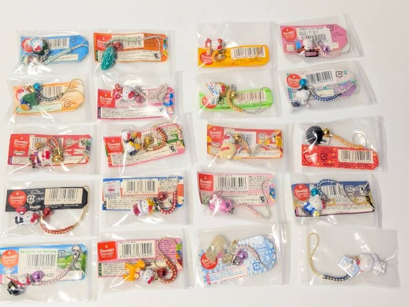 ハローキティ ご当地キティ 根付 ストラップ 20個セット まとめ売り