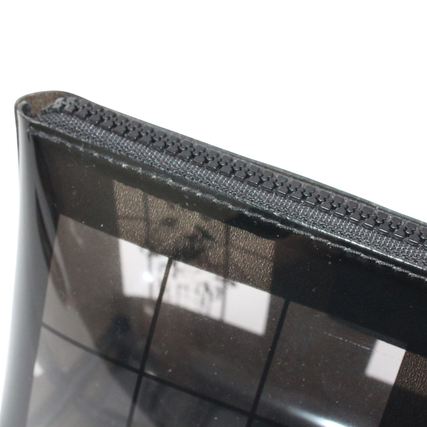 CHANEL シャネル クリアポーチ ウィンドウライン ポーチ PVC ブラック