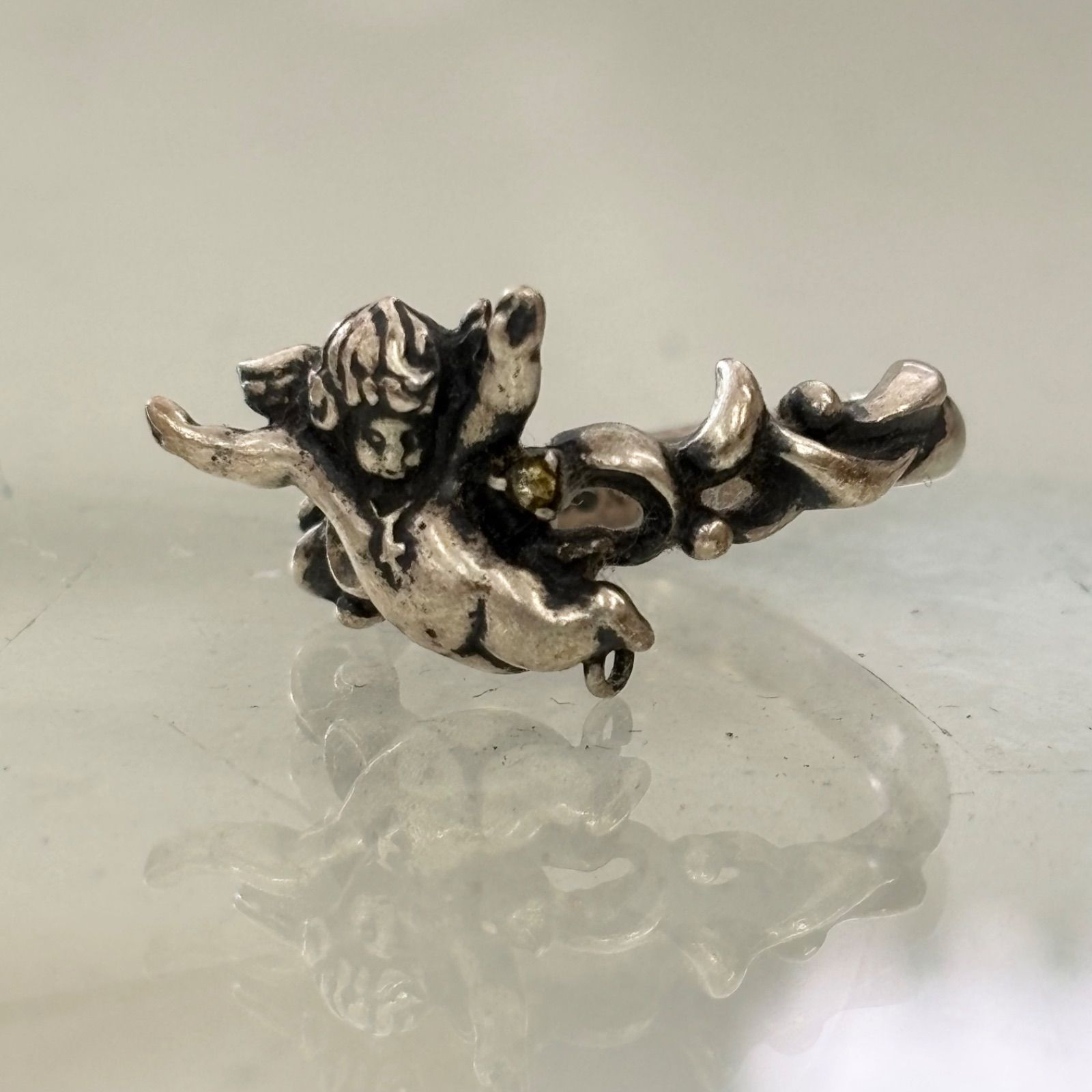 ジャンポールゴルチエ シルバーリング ピンキーリング 925S 天使