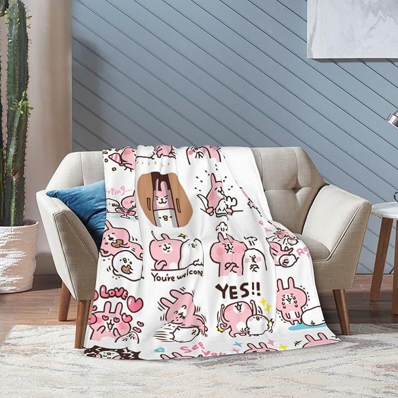 カナヘイの小動物 ブランケット フランネル柔らかいふわふわ毛布