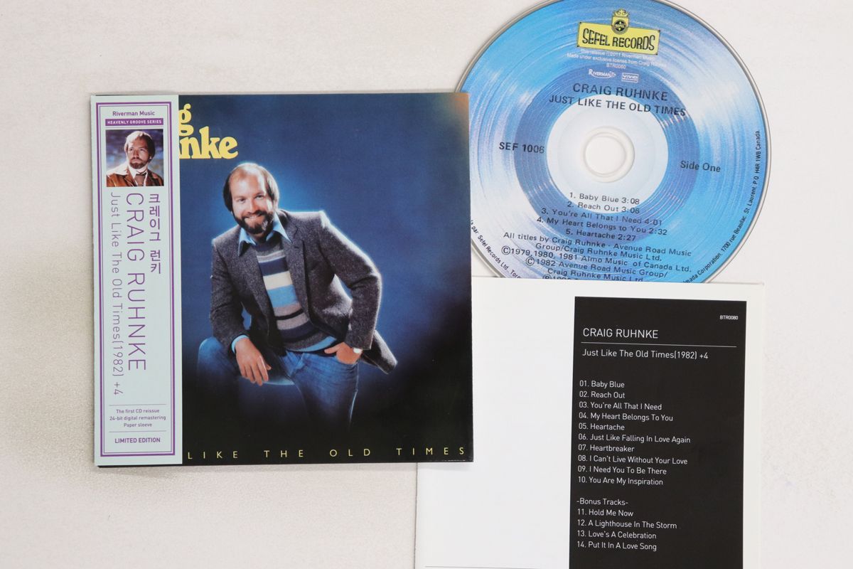 クレイグ・ランク / ジャスト・ライク・ジ・オールド・タイムス+4 紙