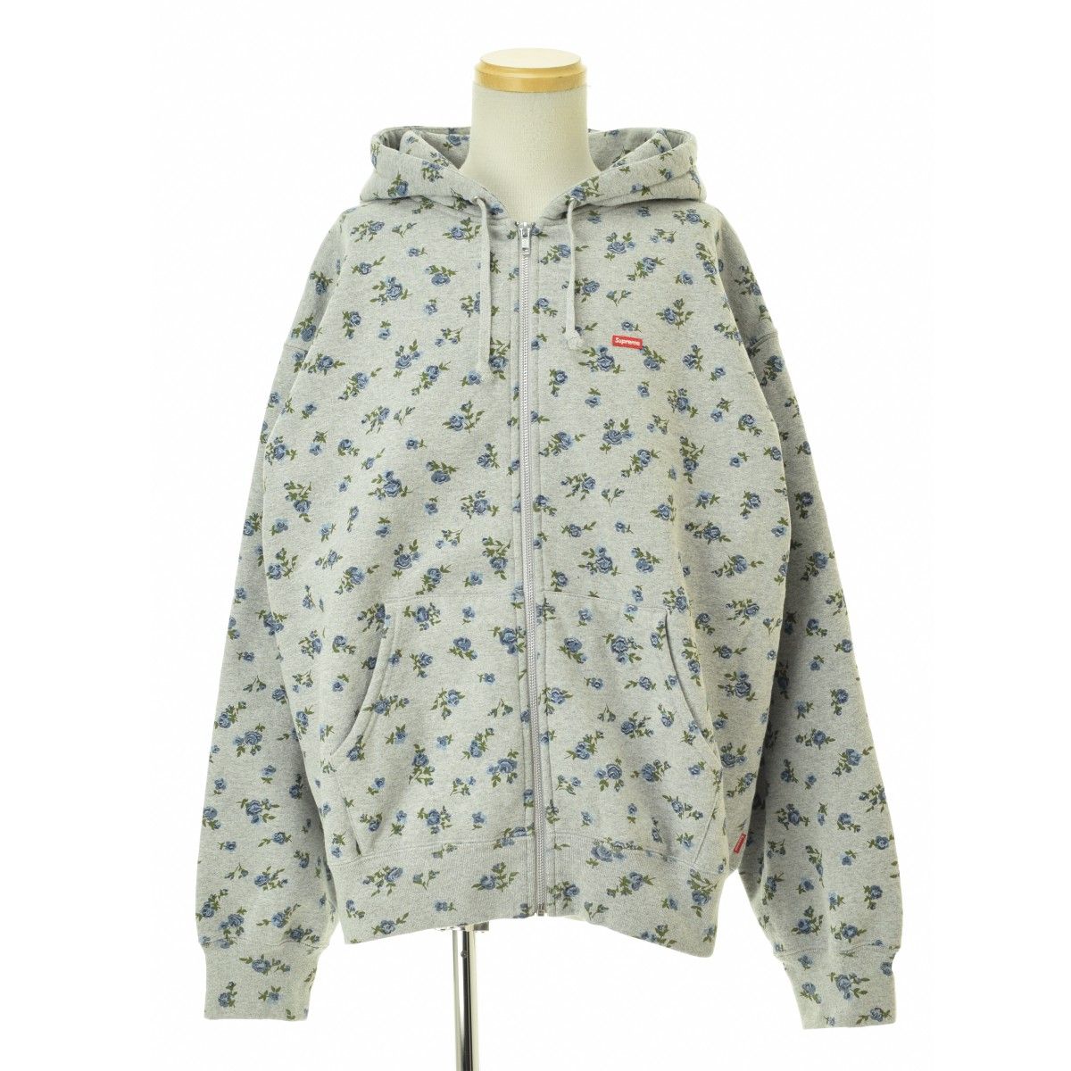 SUPREME】23AW Small Box Zip Up Hooded Sweatshirt Flowersジップ