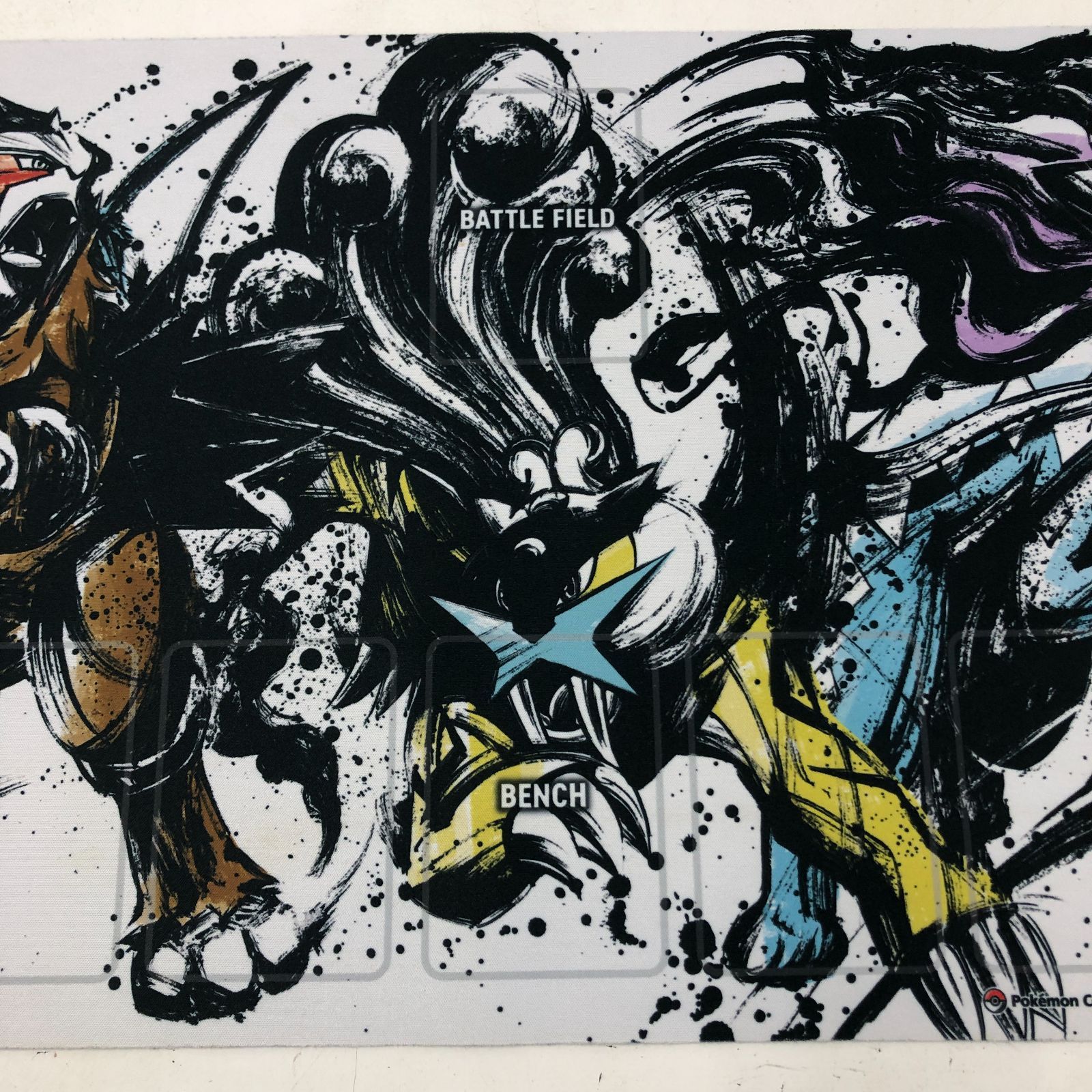 02m1000 ポケモンカードゲーム 墨絵列伝 プレイマット エンテイ