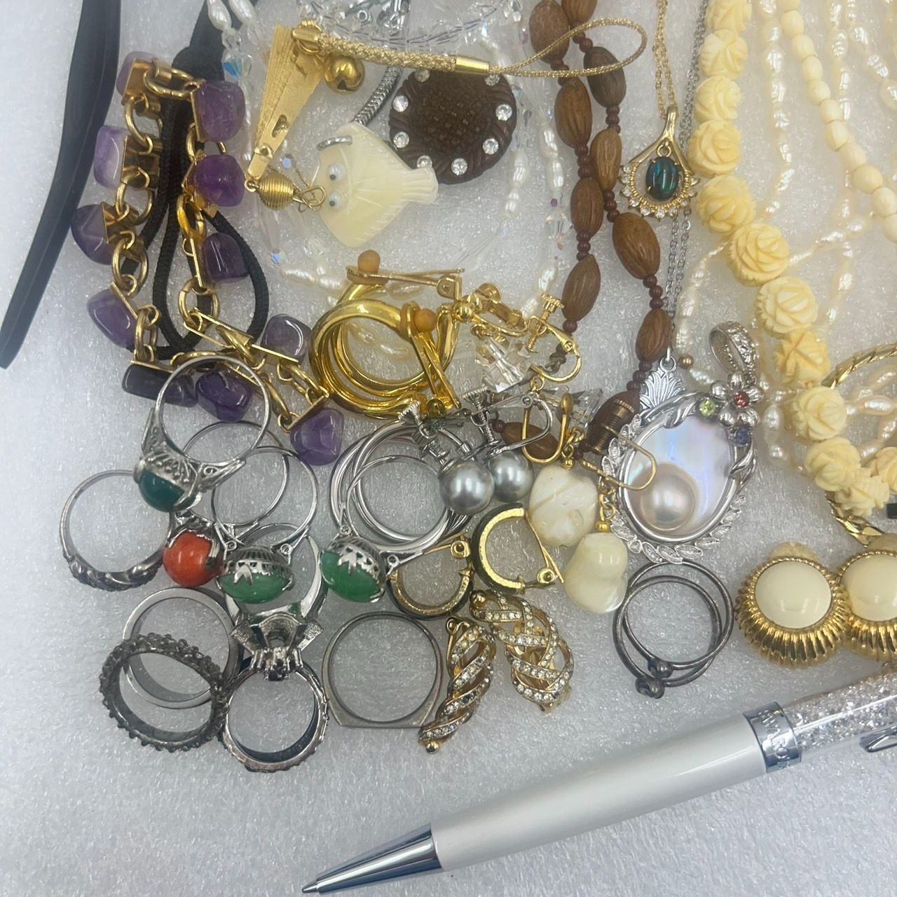 遺品整理 まとめ売り アクセサリー リング シルバー 未検品 遺品整理