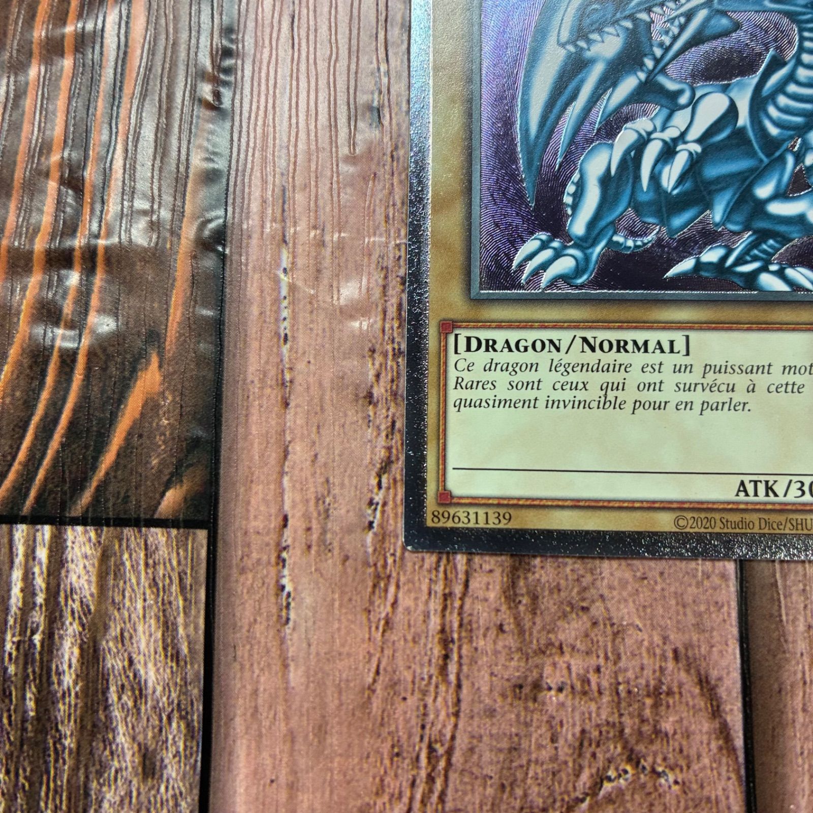 遊戯王 フランス版 EU版 青眼の白龍 OTS28 レリーフ - メルカリ