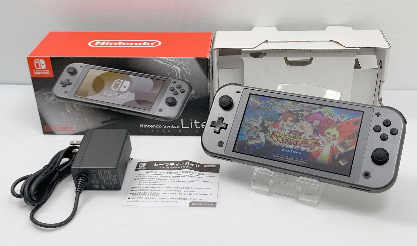 極美品 スイッチライト ディアルガパルキア すぐ遊べるセット 動作確認