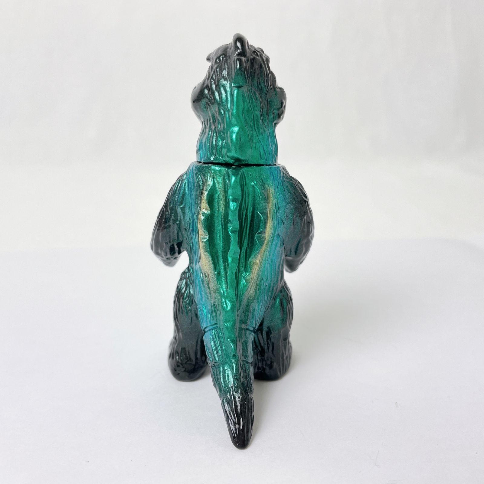 M1号 ゴジラ ミニサイズ 青成型、緑、黄、金塗装 M1号 ゴジラ ミニ