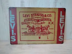 値下げ中 LEVI'S 看板 レア 2026年最新】リーバイス 看板の人気