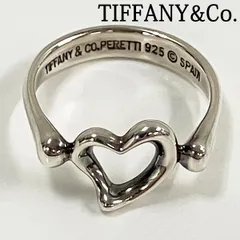 2026年最新】TIFFANYシルバー925オープンハートリング10号の人気