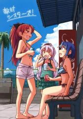 中古】ポスター（アニメ） B2クリアポスター みんなで遊園地デート