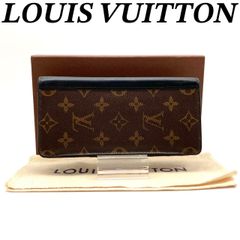 ルイヴィトン モノグラムマカサー ポルトフォイユタノン 長財布 Y80222