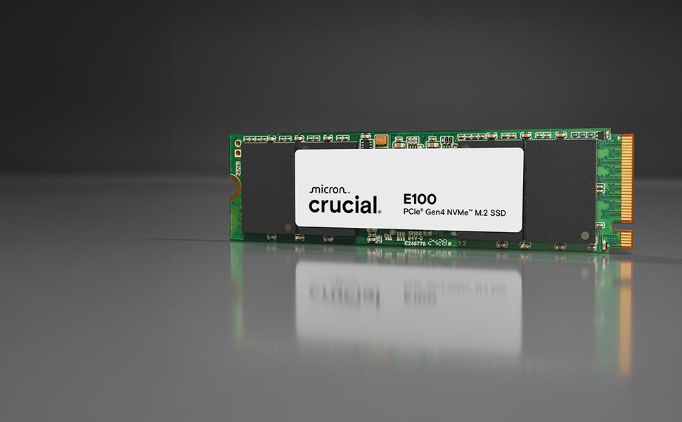 Crucial E100 1TB PCIe Gen4 NVMe M.2 SSD | CT1000E100SSD8 | crucial.com