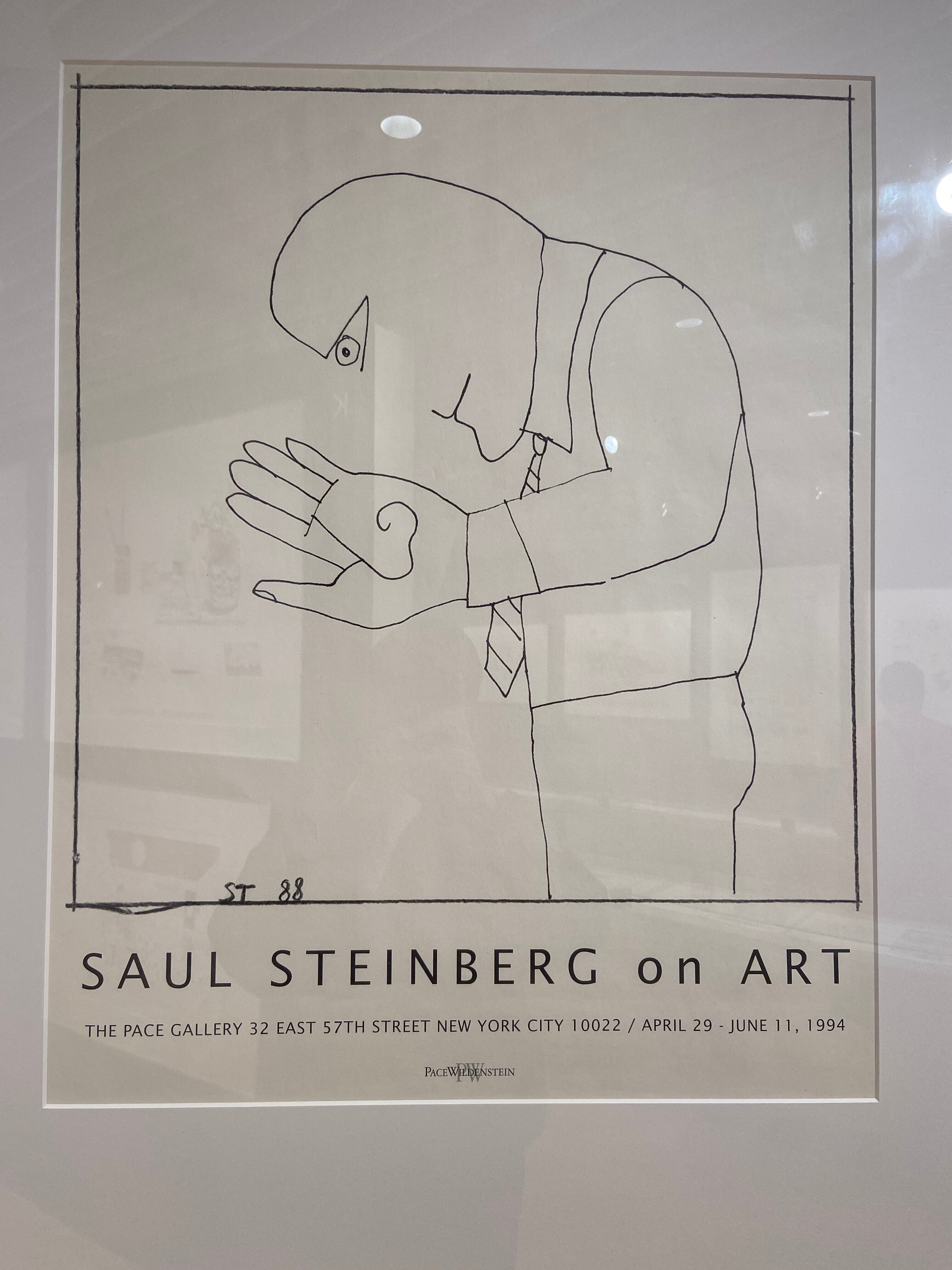 Saul STEINBERG ソール・スタインバーグ リトグラフ ポスター ソール