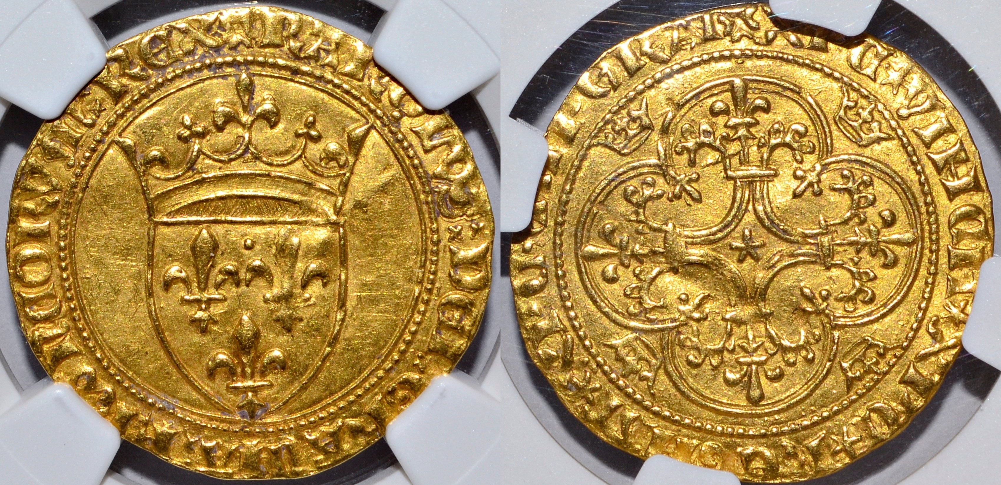 アンティークコインの世界 ｜ シャルル6世のエキュドール金貨｜Shelk🦋