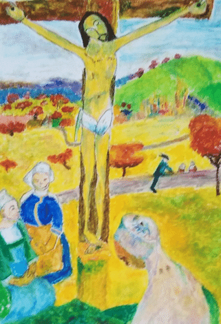 模写の風景 画家の心 第27回「ポール・ゴーギャン 黄色いキリスト