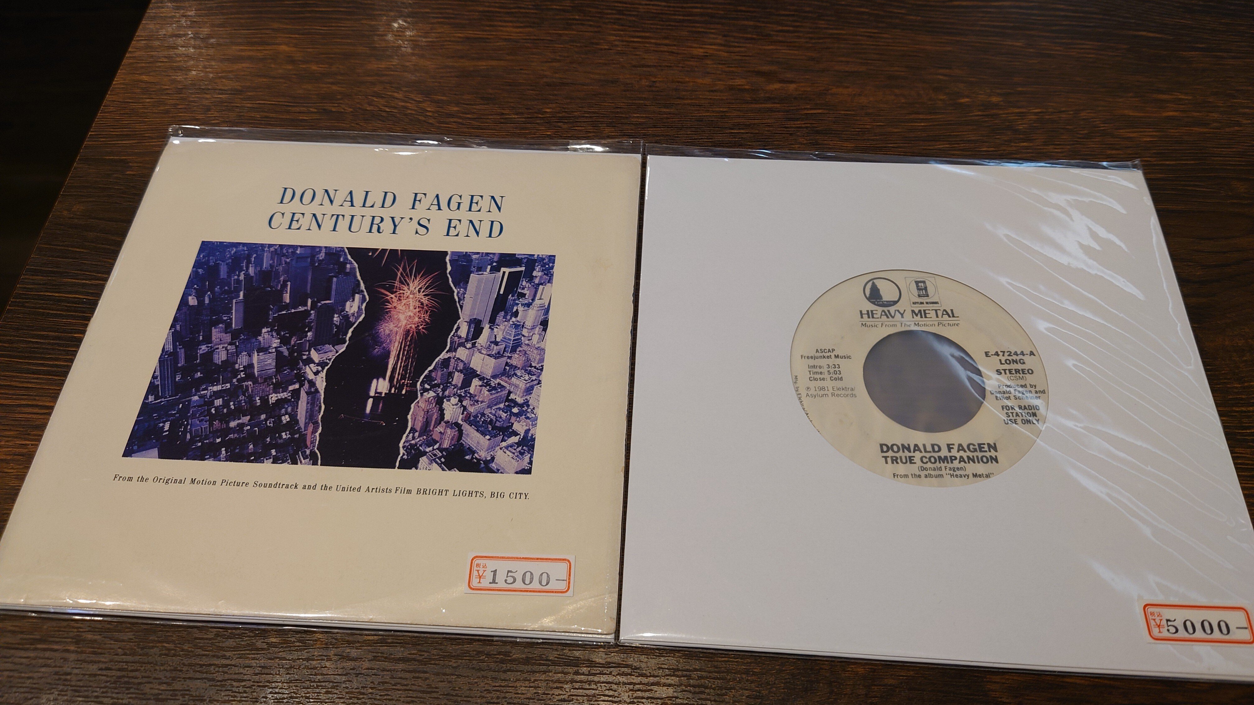 7インチ盤専門店雑記402「ドナルド・フェイゲン人気」｜G2タカヤマ