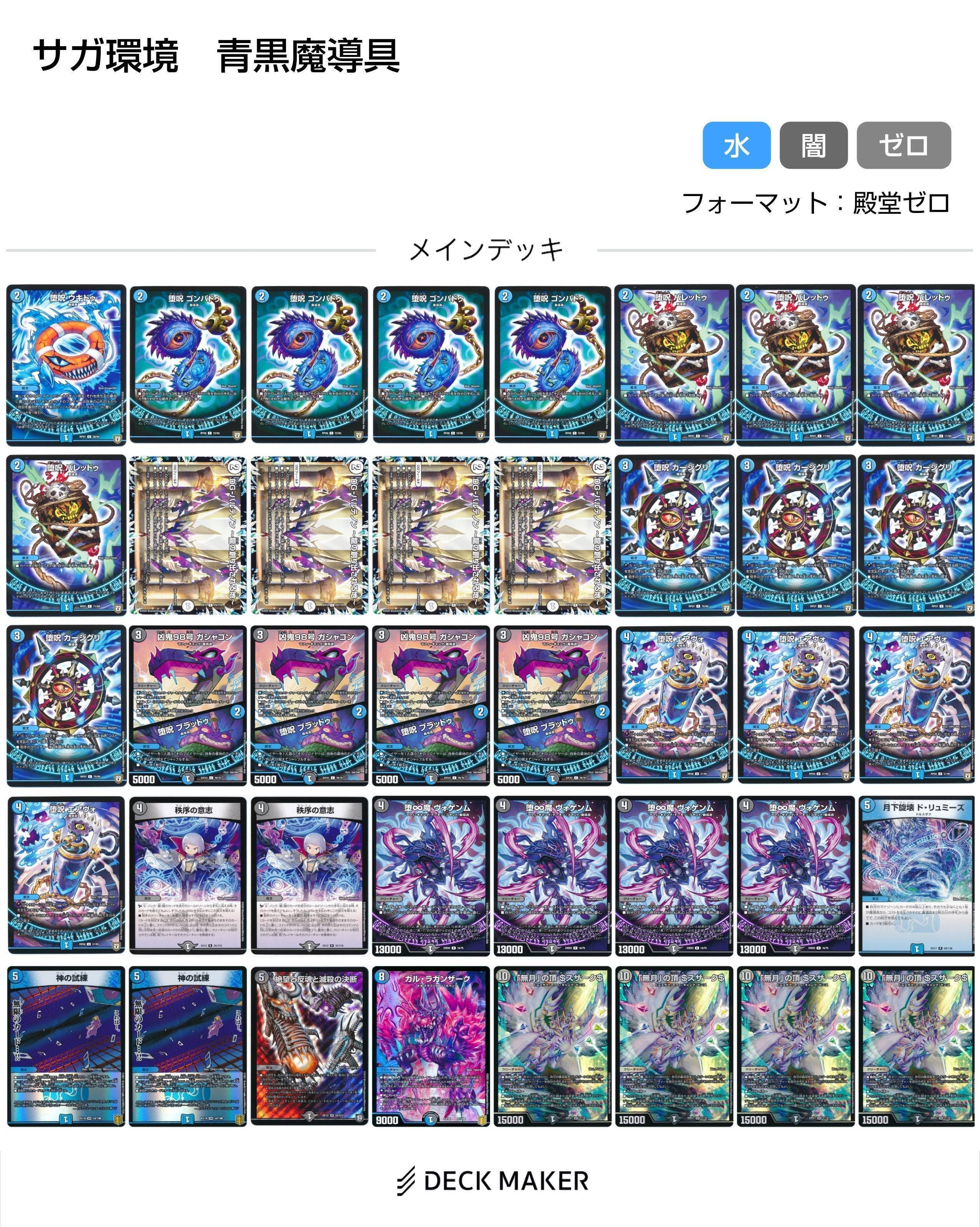 青黒魔導具変遷(2021～2024)【DMデッキヒストリー#2.5】｜れもん