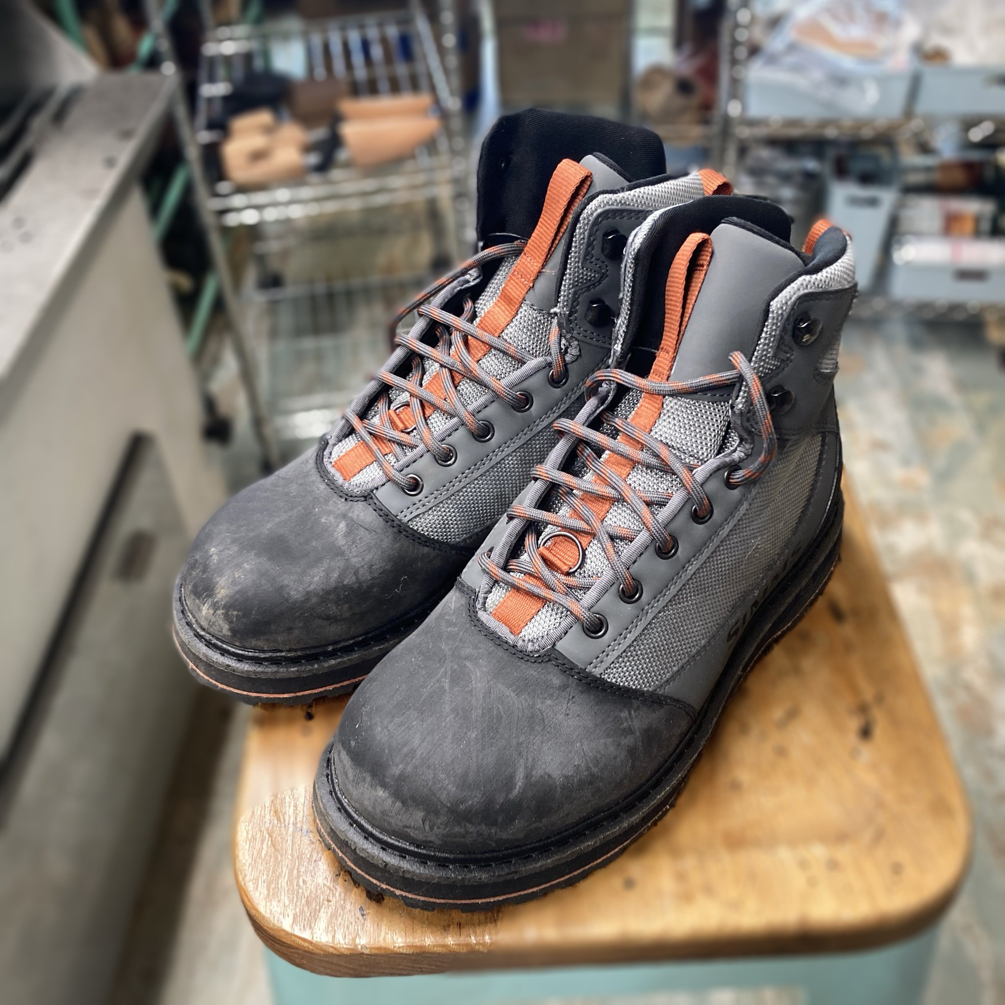 特殊ソール交換－渓流釣り用ブーツ/ウェーディングブーツ－】SIMMS