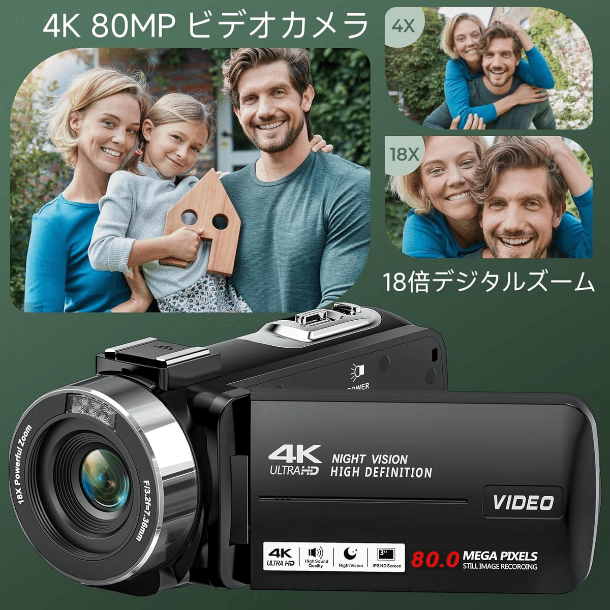 4K 8000万画素 YouTube Vloggingカメラ｜GetGadgetGot