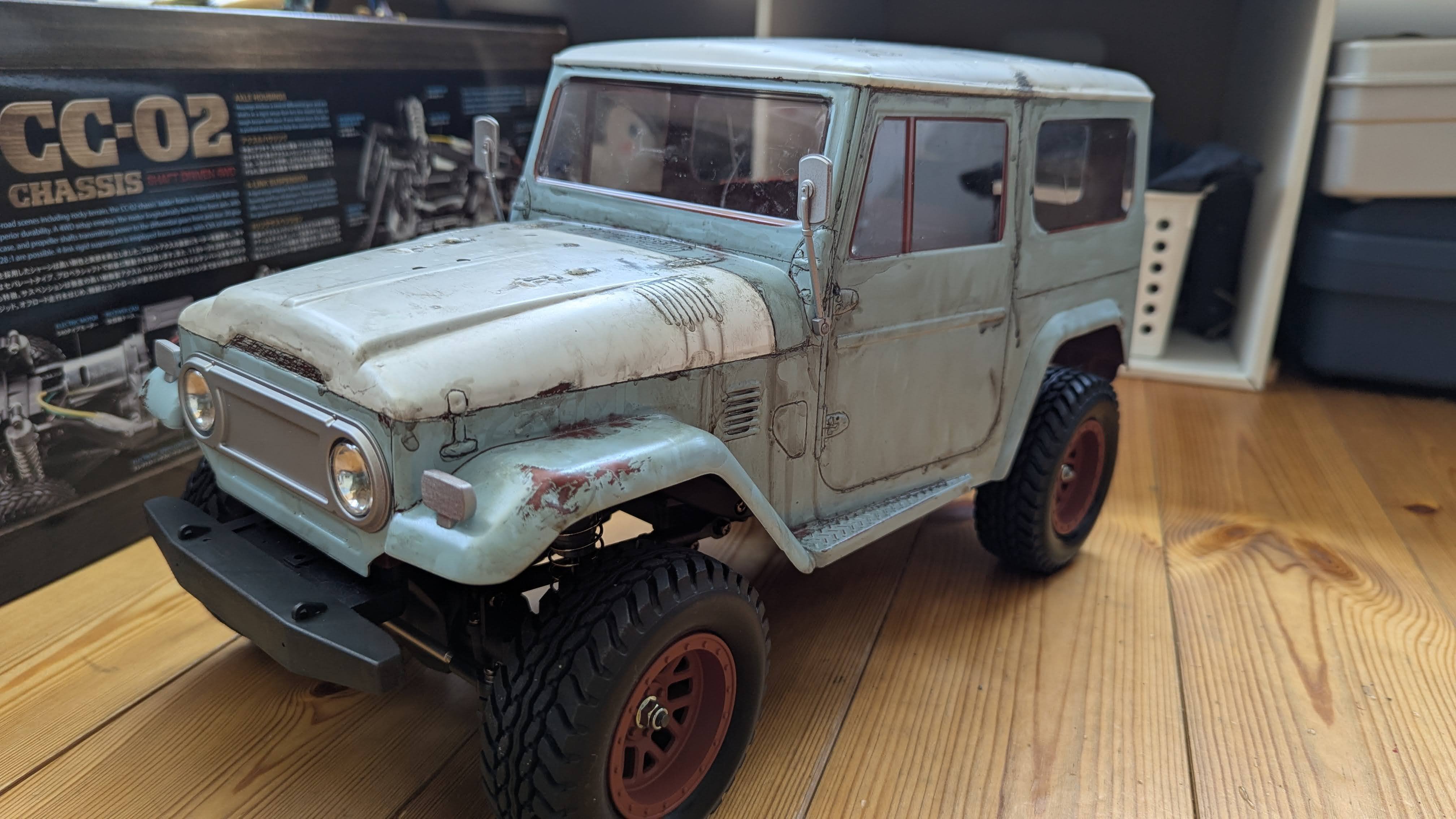 TAMIYA CC-02を登るようにカスタムしたろ｜huaaNOTE