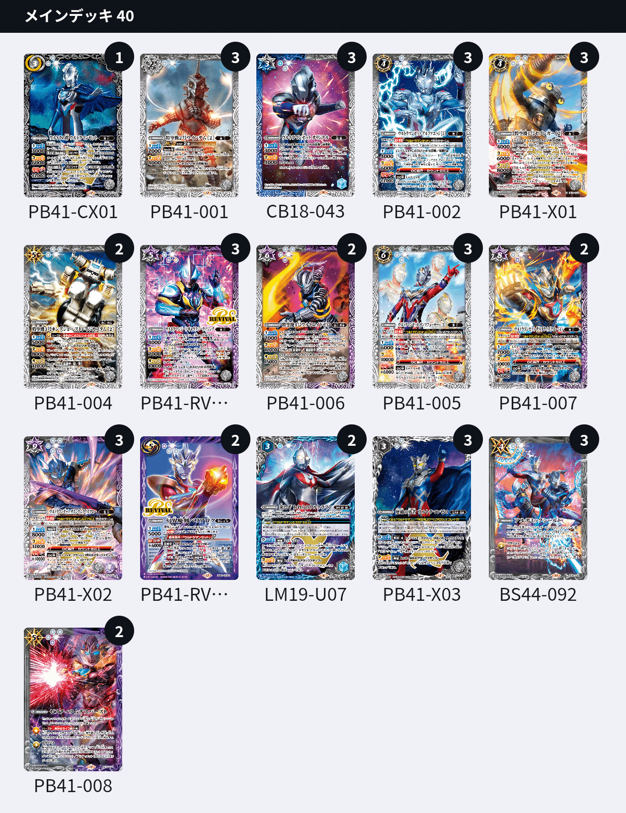 無名バトラーはウルトラマンゼットデッキを紹介したい｜アリエス