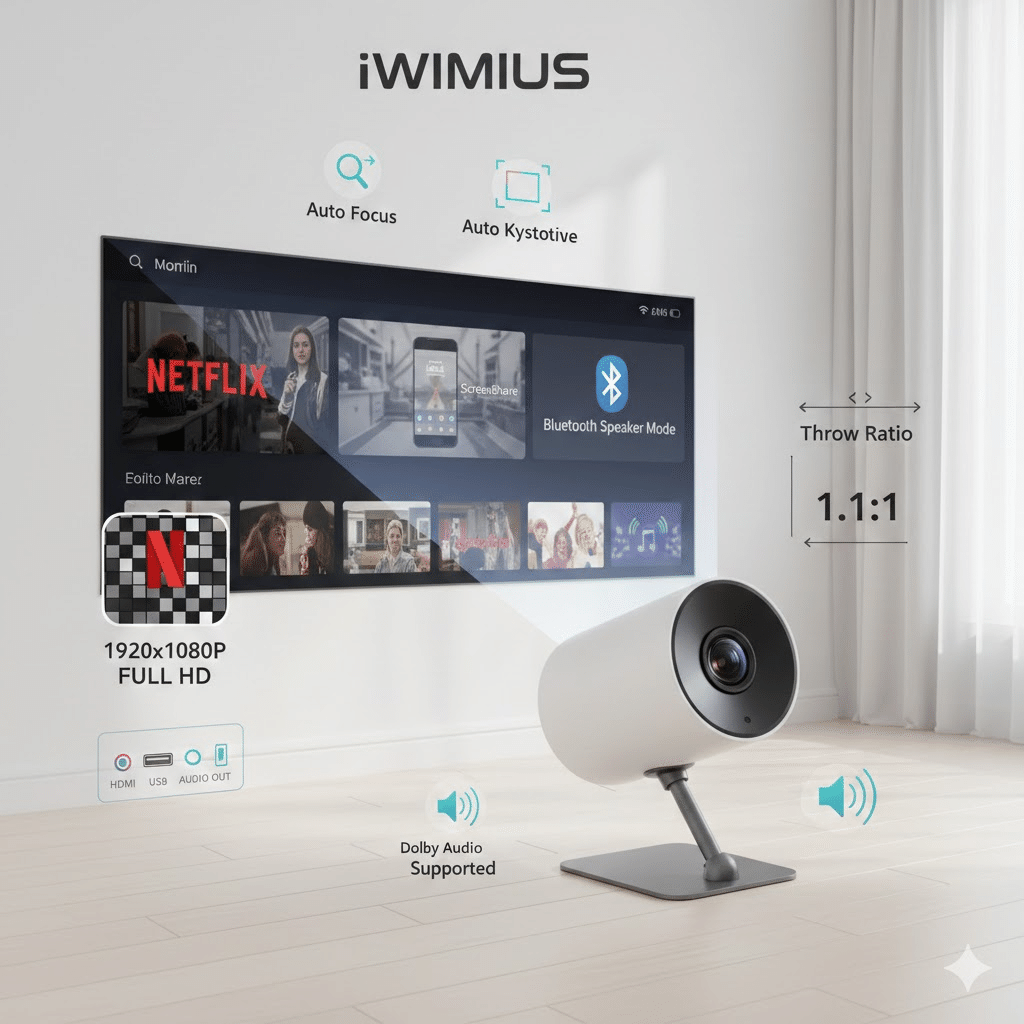 iWiMiUS S29 安価なプロジェクター 本当に750ANSIルーメン？｜EC卒業