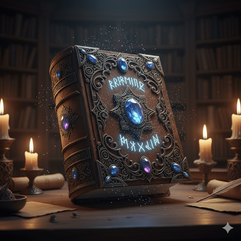 プロンプト配布】Geminiで「魔法の魔導書（グリモワール）」を錬成する