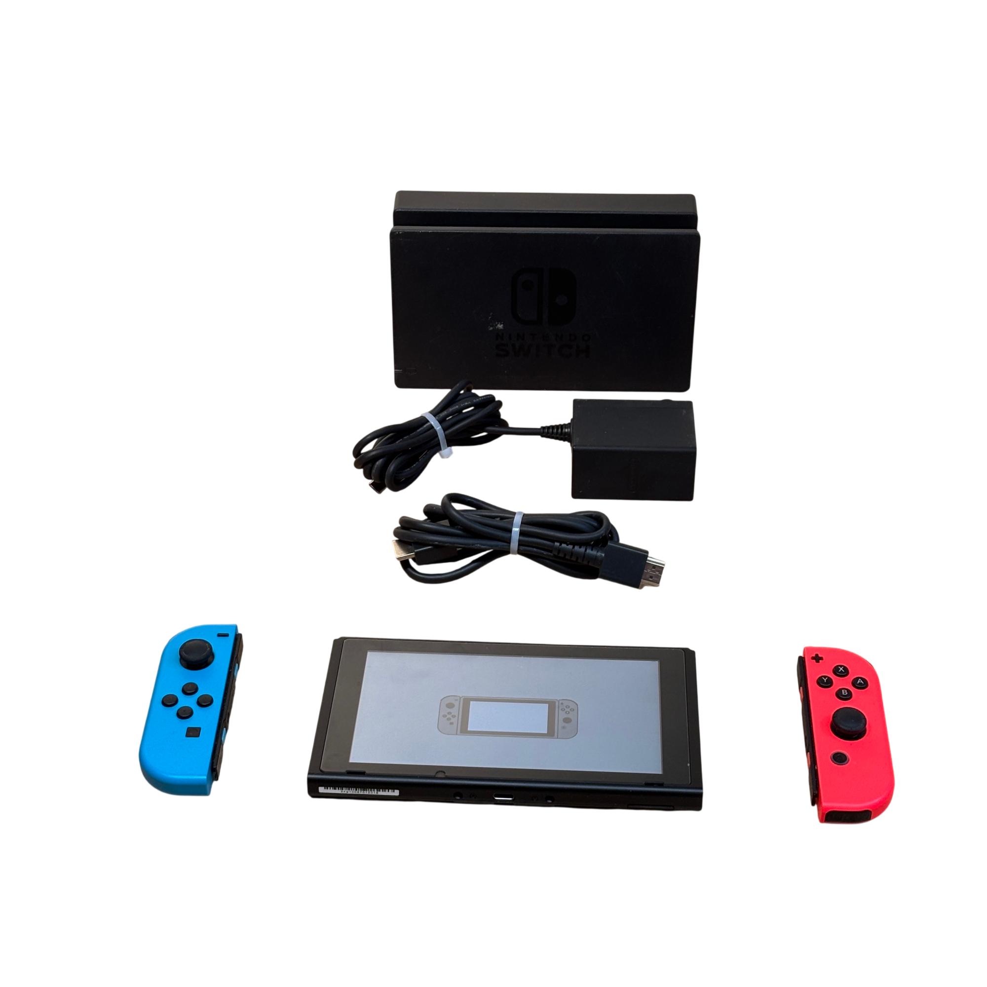 Nintendo Switch HAC-001(-01) V2 Black 32GB Handheld Home Video