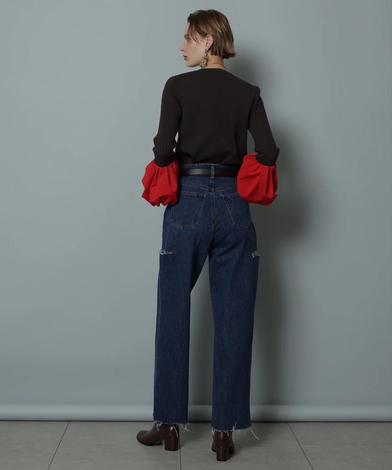 CADUNE(カデュネ)の「≪川上桃子さんコラボ≫袖バルーンニット」 - PARTE