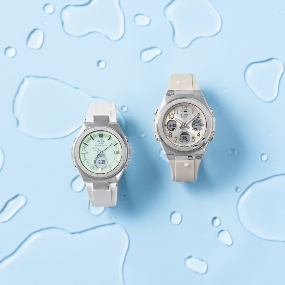 BABY-G”から新たなカラーリングモデル「G-MS」が発売～草木や花を