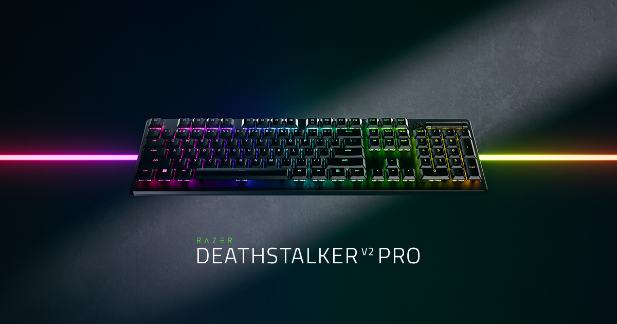 Ultra-Slim Wireless Keyboard - Razer DeathStalker V2 Pro | Razer